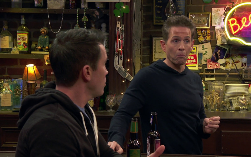 Jose Cuervo Margarita Mix, Cazcanes Tequila, Chivas Regal Whisky in It's Always Sunny in Philadelphia S16E01 "The Gang Inflates" (2023)