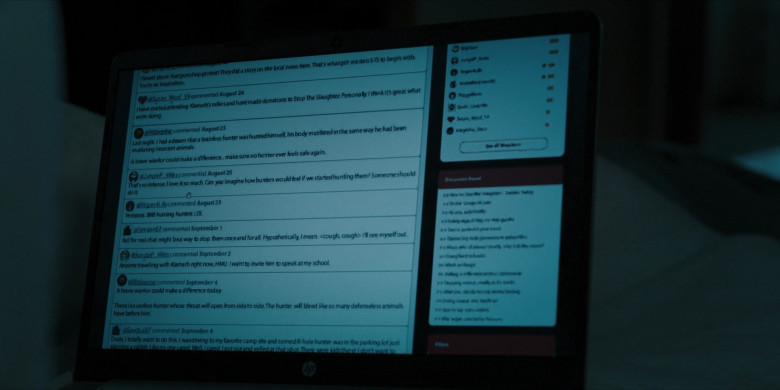 HP Laptop of Julianna Guill as Marybeth Pickett in Joe Pickett S02E05 "Heads Will Roll" (2023) - 381172