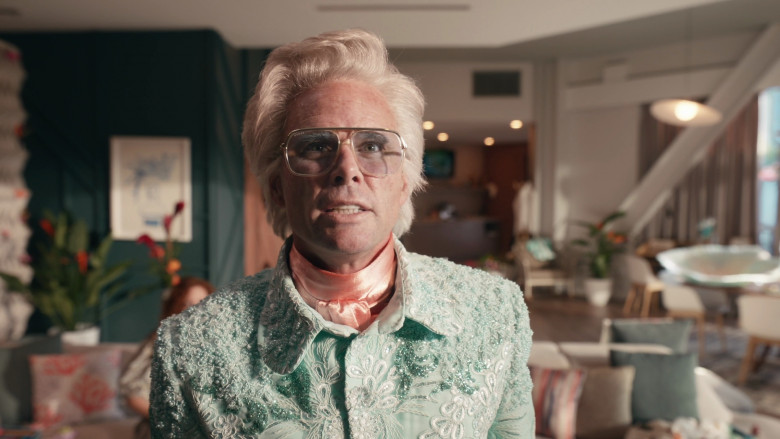 Gucci Men's Glasses Worn by Walton Goggins as Baby Billy Freeman in The Righteous Gemstones S03E03 "For Their Nakedness Is Your Own Nakedness" (2023) - 381126