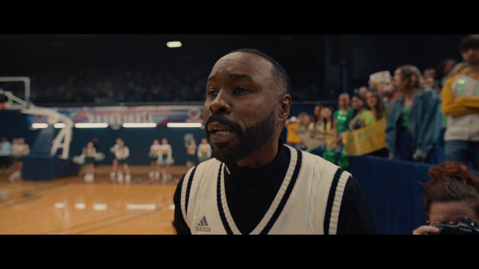 Adidas Knit Vest Worn By Wood Harris As Coach Dru Joyce II In Shooting