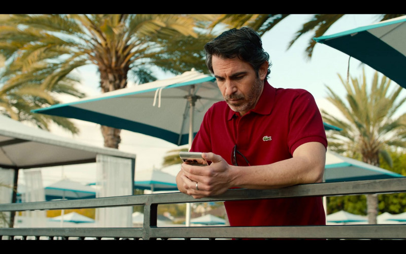 Lacoste Polo Shirt of Chris Messina as Nathan Bartlett in Based on a True Story S01E07 "National Geographic" (2023)