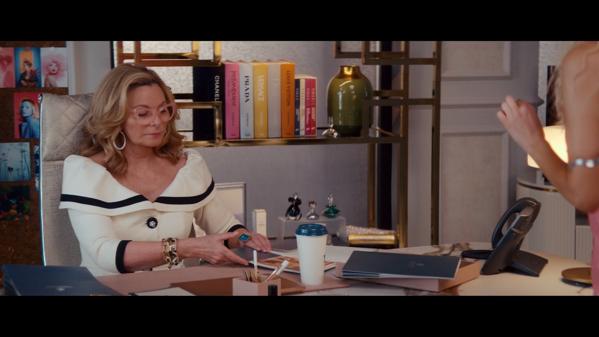 Chanel, Yves Saint Laurent, Prada, Versace, Dior And Louis Vuitton Books In  Glamorous S01E04 Cash Only (2023)
