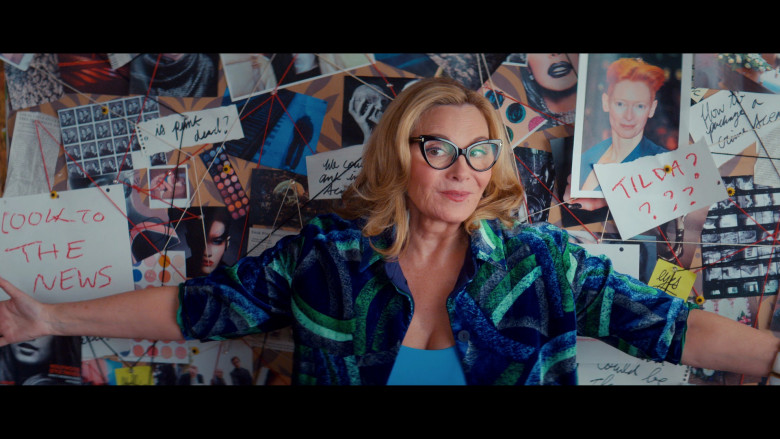 Tom Ford Women's Eyeglasses Worn by Kim Cattrall as Madolyn Addison in Glamorous S01E03 "Back of the Line" (2023) - 380485