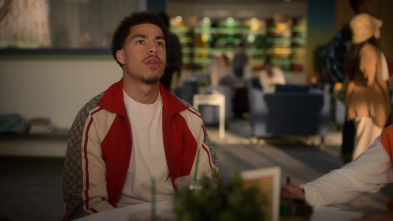 Gucci Men's Jacket Worn by Marcus Scribner as Andre "Junior" Johnson in Grown-ish S06E03 "Ain't Nothing Like the Real Thing" (2023) - 383799