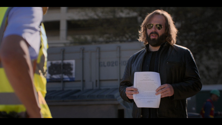 Ray-Ban Aviator Sunglasses Worn by Angus Sampson as Cisco in The Lincoln Lawyer S02E04 "Discovery" (2023) - 382555