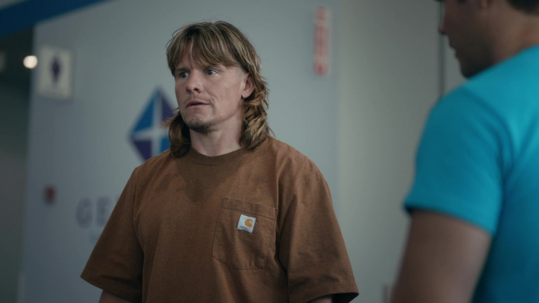 Carhartt Men's T-Shirt Worn by Tony Cavalero as Keefe Chambers in The Righteous Gemstones S03E06 "For Out of the Heart Comes Evil Thoughts" (2023) - 384405