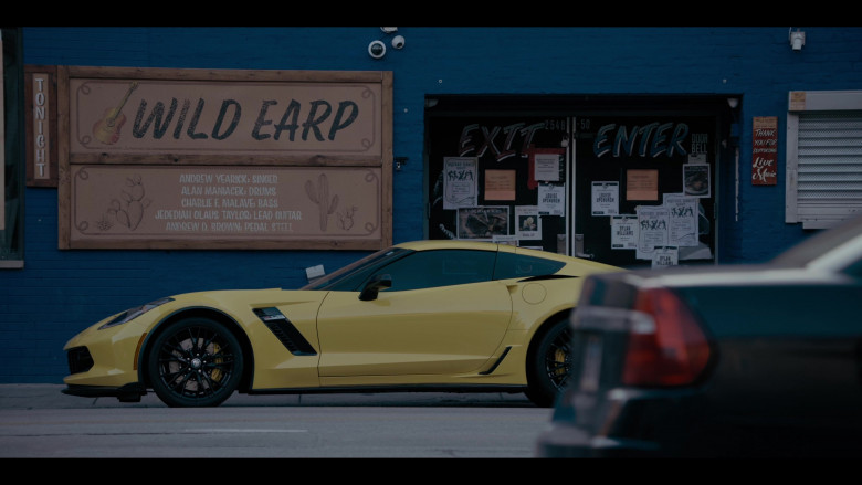 Chevrolet Corvette C7 Yellow Car in Justified: City Primeval S01E03 "Backstabbers" (2023) - 385461