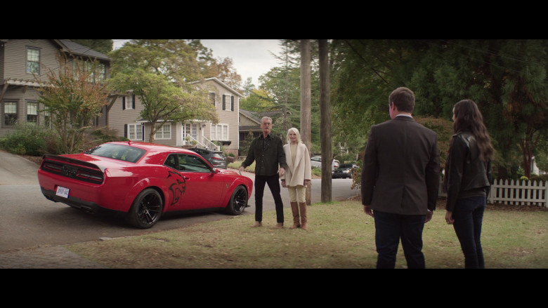 Dodge Challenger SRT Red Car of Pierce Brosnan as Billy McDermott in The Out-Laws (2023) - 382768