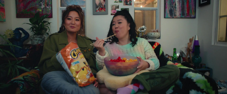 Cheetos Puff Snacks Enjoyed by Ashley Park as Audrey Sullivan & Sherry Cola as Lolo Chen in Joy Ride (2023) - 385959