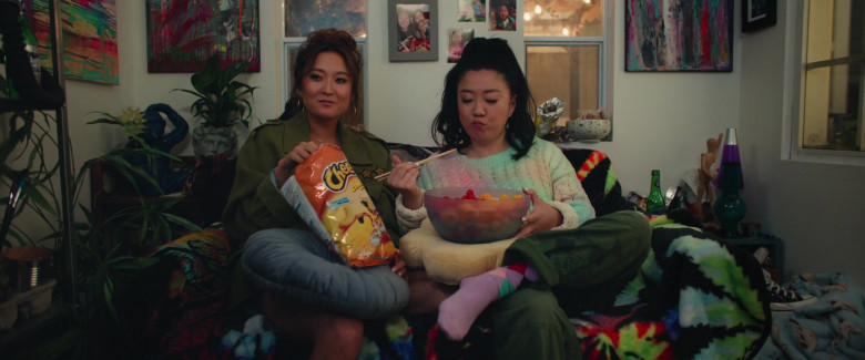 Cheetos Puff Snacks Enjoyed by Ashley Park as Audrey Sullivan & Sherry Cola as Lolo Chen in Joy Ride (2023) - 385961