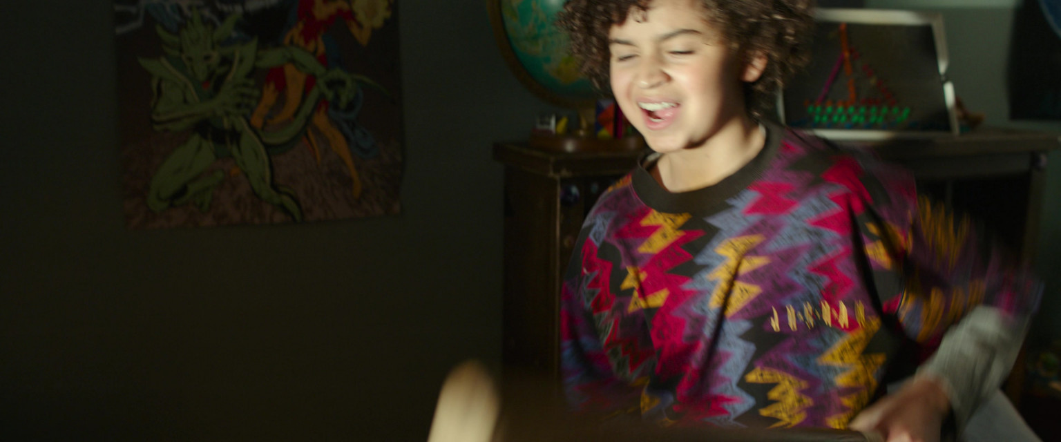 Nike Jordan TShirt Worn By Dean Scott Vazquez As Kris Diaz In Transformers Rise Of The Beasts