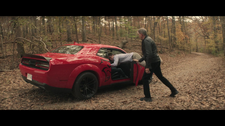Dodge Challenger SRT Red Car of Pierce Brosnan as Billy McDermott in The Out-Laws (2023) - 382777