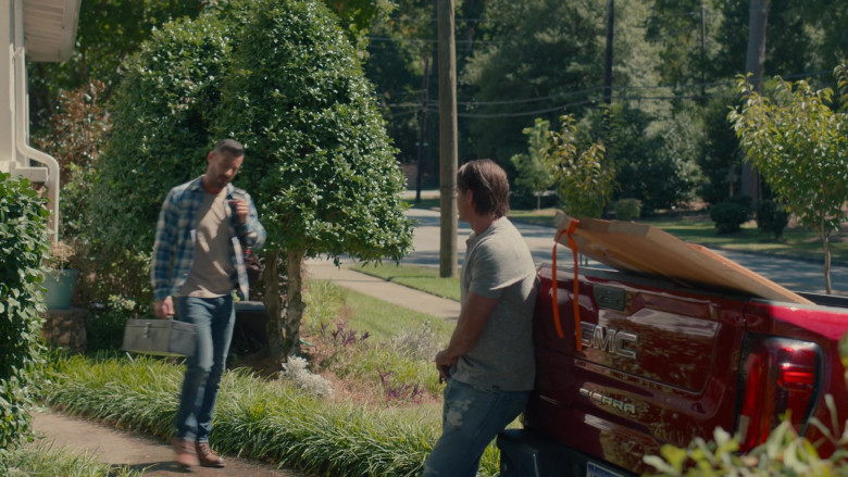 GMC Sierra 1500 Red Pickup Truck in Sweet Magnolias S03E08 "Beat Me at My Own Game" (2023) - 384745