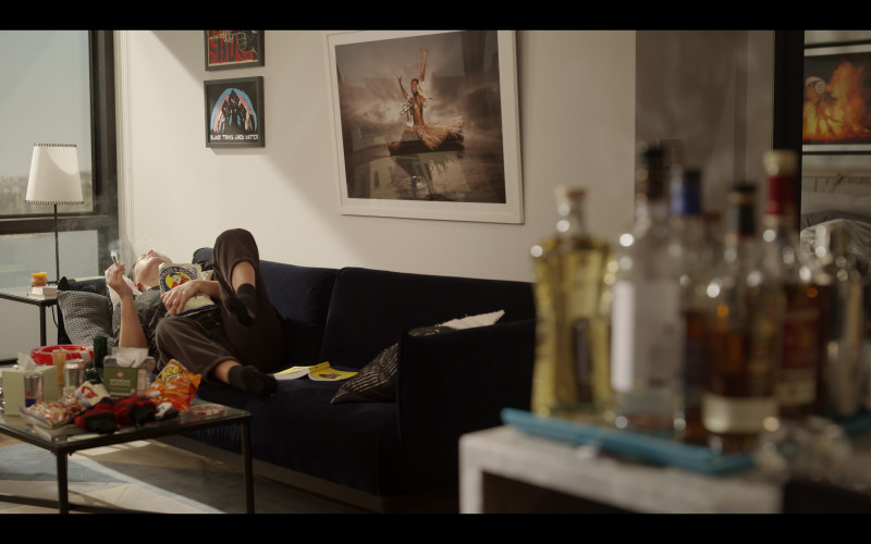 Pirate's Booty and Cheetos Snacks, Red Bull Energy Drink Cans in And Just Like That... S02E06 "Bomb Cyclone" (2023)