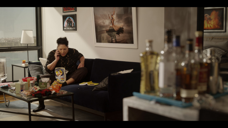 Pirate's Booty and Cheetos Snacks, Red Bull Energy Drink Cans in And Just Like That... S02E06 "Bomb Cyclone" (2023) - 384892