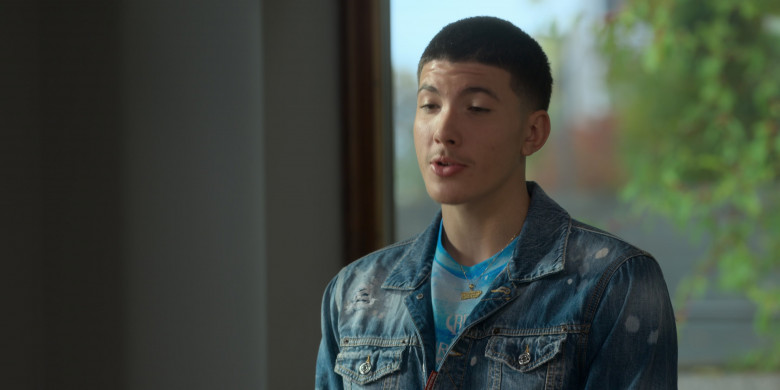 Dsquared2 Denim Jacket of Jason Rivera-Torres as Nick Mendez in Swagger S02E08 "Journey and Destination" (2023) - 389324