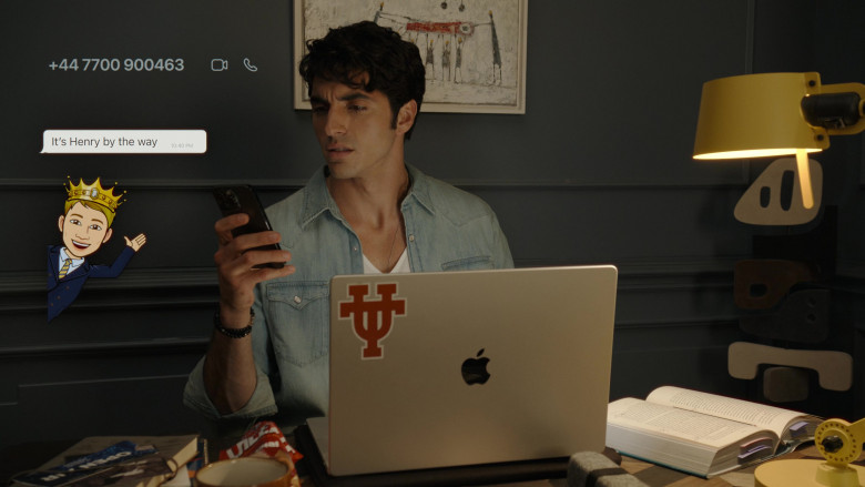Apple MacBook Pro Laptop Used by Taylor Zakhar Perez as Alex Claremont-Diaz in Red, White & Royal Blue (2023) - 388814