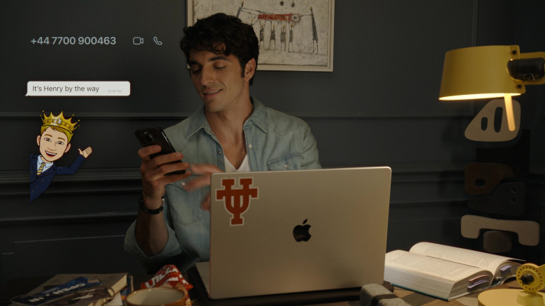 Apple MacBook Pro Laptop Used by Taylor Zakhar Perez as Alex Claremont-Diaz in Red, White & Royal Blue (2023) - 388816