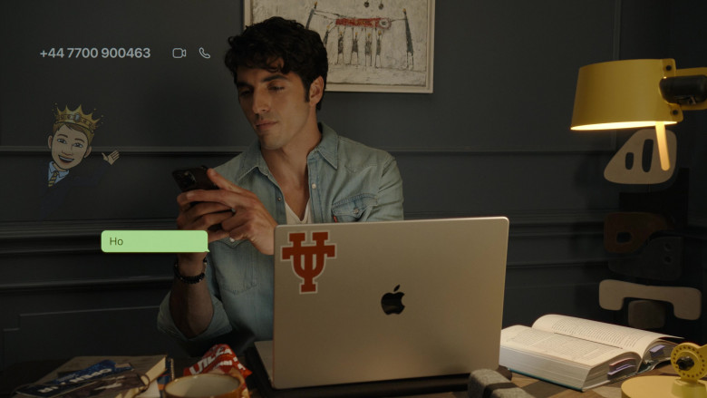 Apple MacBook Pro Laptop Used by Taylor Zakhar Perez as Alex Claremont-Diaz in Red, White & Royal Blue (2023) - 388817