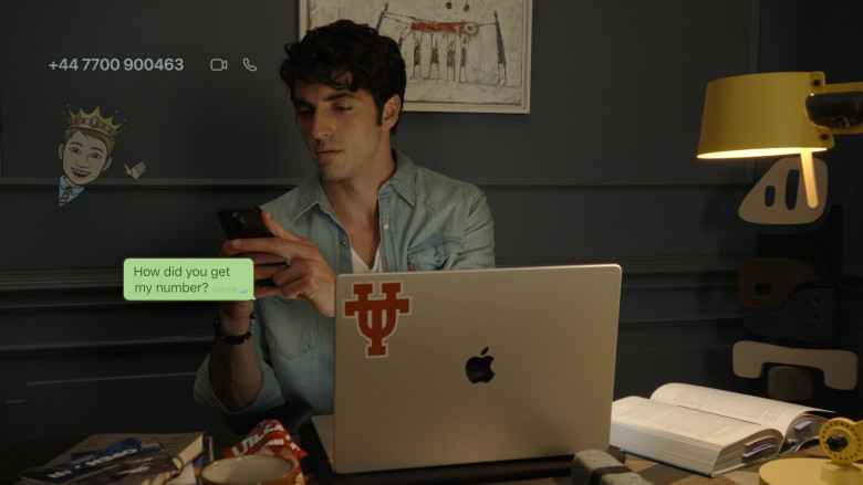 Apple MacBook Pro Laptop Used by Taylor Zakhar Perez as Alex Claremont-Diaz in Red, White & Royal Blue (2023) - 388821
