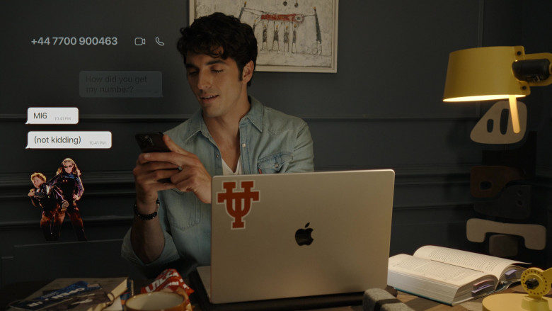 Apple MacBook Pro Laptop Used by Taylor Zakhar Perez as Alex Claremont-Diaz in Red, White & Royal Blue (2023) - 388825