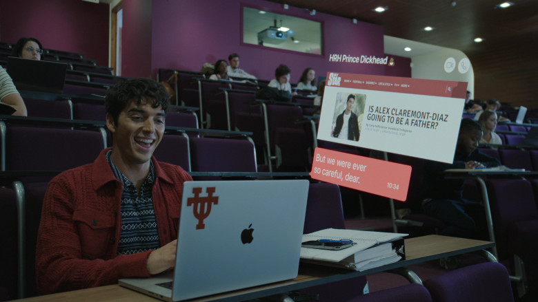 Apple MacBook Pro Laptop Used by Taylor Zakhar Perez as Alex Claremont-Diaz in Red, White & Royal Blue (2023) - 388831