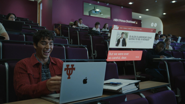 Apple MacBook Pro Laptop Used by Taylor Zakhar Perez as Alex Claremont-Diaz in Red, White & Royal Blue (2023) - 388832