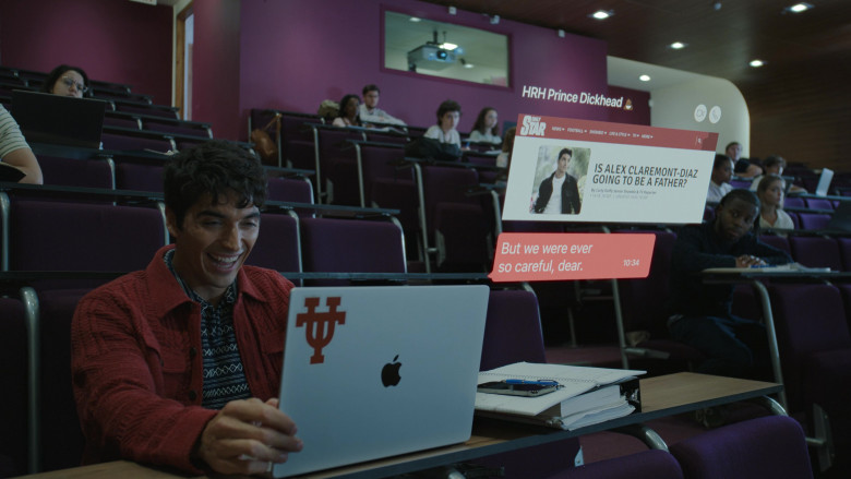Apple MacBook Pro Laptop Used by Taylor Zakhar Perez as Alex Claremont-Diaz in Red, White & Royal Blue (2023) - 388833