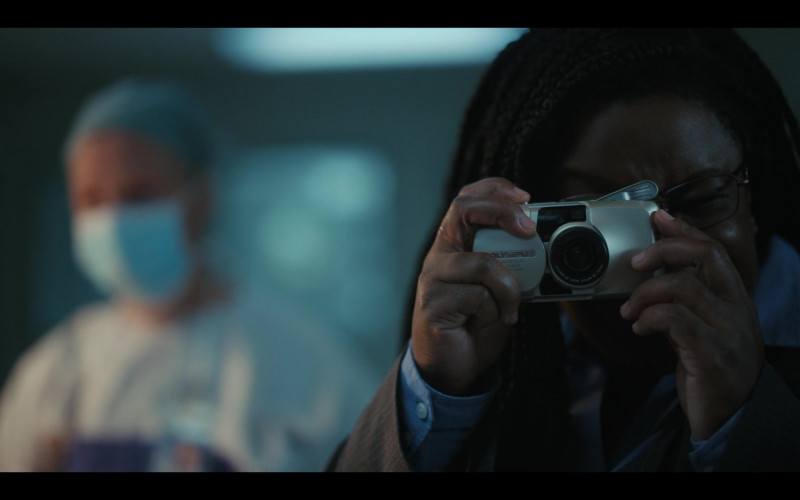 Olympus Camera in Painkiller S01E03 "Blizzard of the Century" (2023)