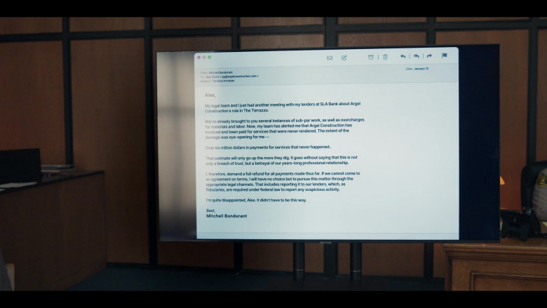 Samsung TV in The Lincoln Lawyer S02E09 "The Fifth Witness" (2023) - 387126
