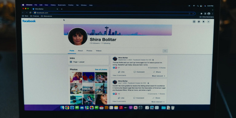 FaceBook Social Network in Harlan Coben's Shelter S01E02 "Catch Me If U Can" (2023) - 392339