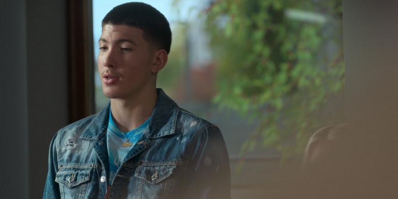 Dsquared2 Denim Jacket of Jason Rivera-Torres as Nick Mendez in Swagger S02E08 "Journey and Destination" (2023) - 389326