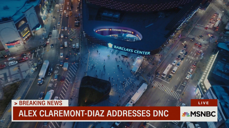 Barclays Center Arena and MSNBC in Red, White & Royal Blue (2023) - 388848