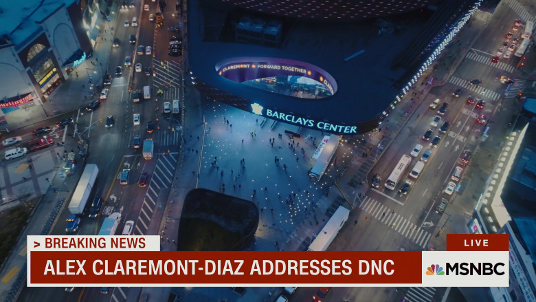 Barclays Center Arena and MSNBC in Red, White & Royal Blue (2023) - 388849