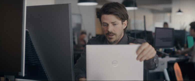 Dell Laptop of Grant Gustin as Max Stevenson in Puppy Love (2023) - 391520
