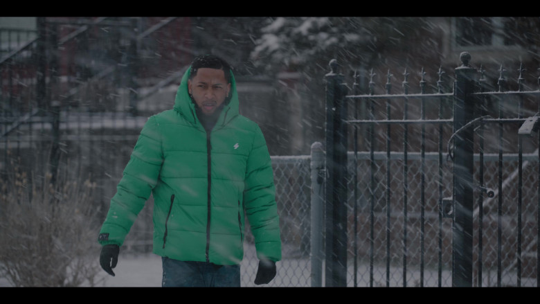Superdry Men's Hooded Sports Puffer Jacket in The Chi S06E01 "New Chi City" (2023) - 387539