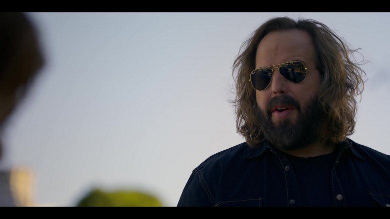 Ray-Ban Aviator Sunglasses of Angus Sampson as Cisco in The Lincoln Lawyer S02E07 "Cui Bono" (2023) - 387038