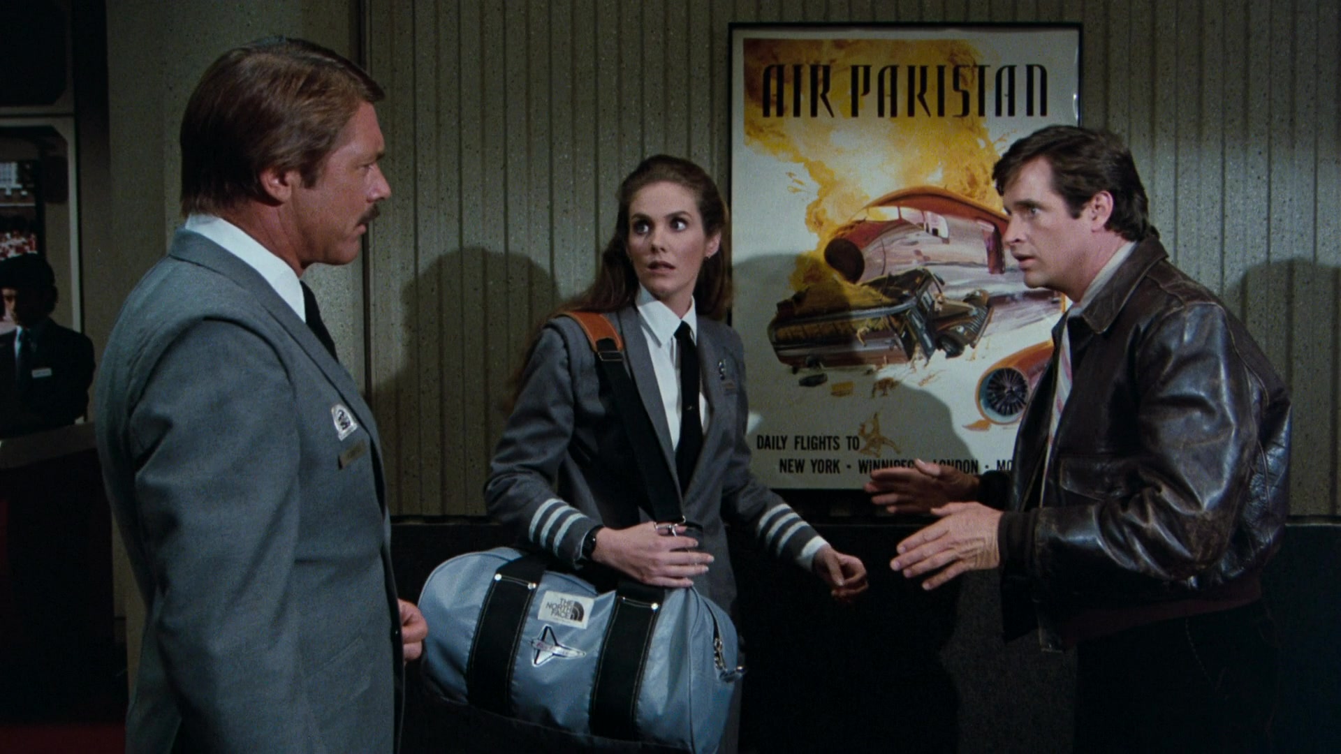 The North Face Bag Of Julie Hagerty As Elaine Dickinson In Airplane II ...