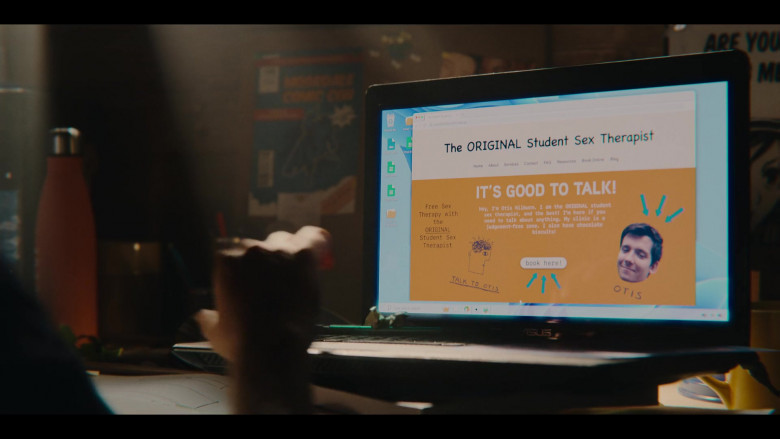 Asus Laptop of Asa Butterfield as Otis Milburn in Sex Education S04E02 (2023) - 404498