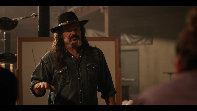 Wrangler Denim Shirt Worn by Chris Bauer as Wild Bill Hancock in Heels S02E06 "Appearances" (2023) - 397716