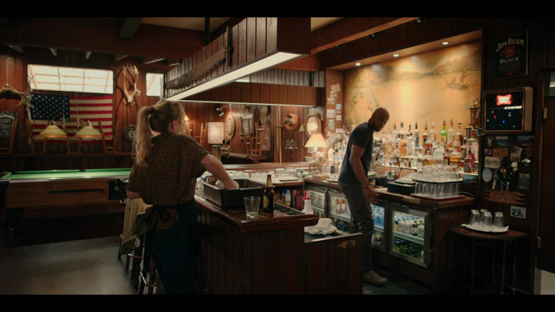 Rainier Beer, Jim Beam and Miller High Life Signs in Virgin River S05E10 "Labor Day" (2023) - 399192