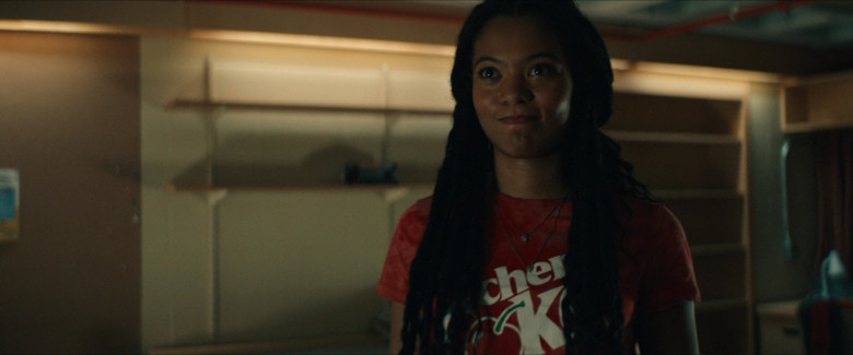 Cherry Coke T-Shirt Worn by Jaz Sinclair as Marie Moreau in Gen V S01E01 "God U." (2023) - 408555