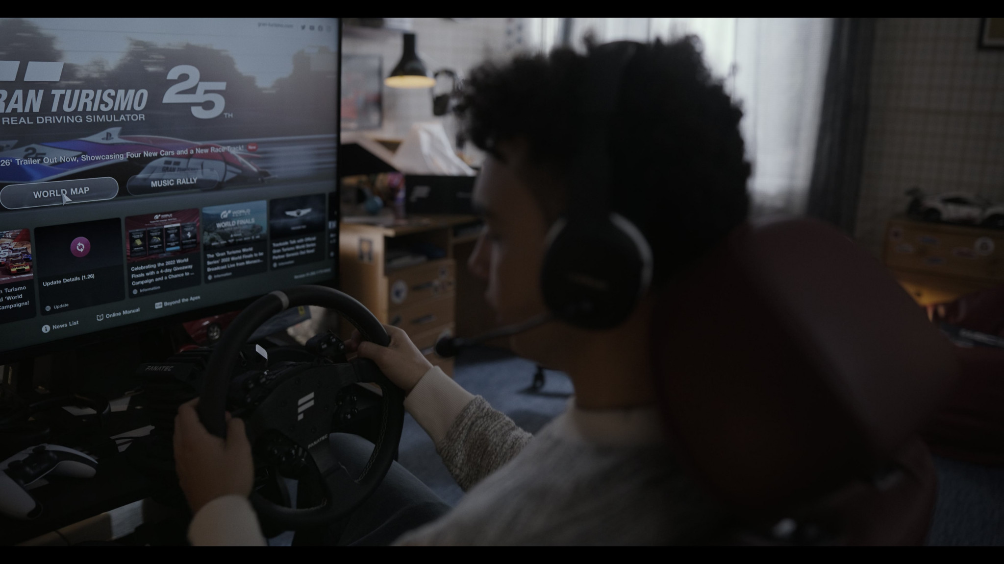 Sony PlayStation Controller And Fanatec Steering Wheel In Gran Turismo (2023)