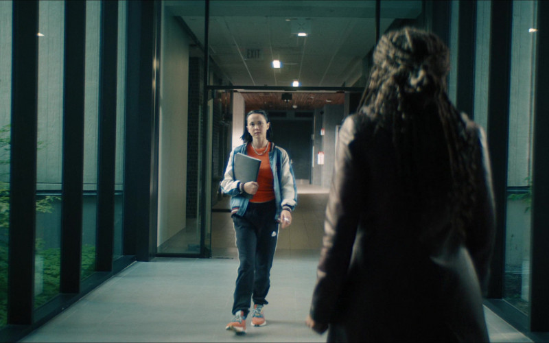 Kappa Track Pants Worn by London Thor as Jordan Li in Gen V S01E01 "God U." (2023)