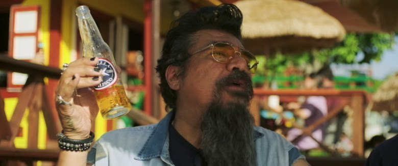 Estrella Jalisco Beer Enjoyed by Damián Alcázar as Alberto Reyes in Blue Beetle (2023) - 403351