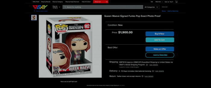 Funko POP! The Seven Queen Maeve Figure In Gen V S01E01 