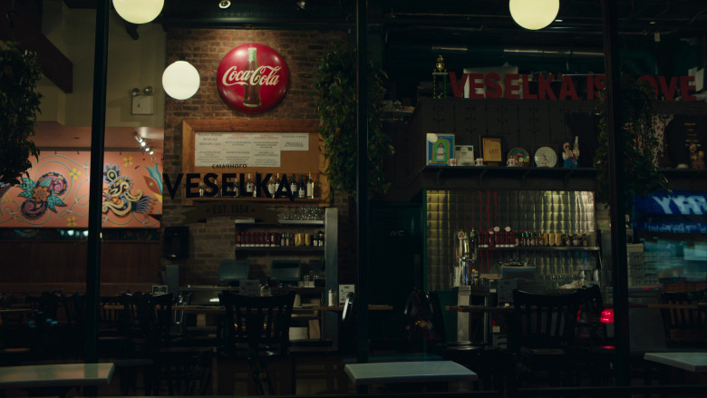 Veselka Ukrainian East Village Restaurant and Coca-Cola Sign in Billions S07E09 "Game Theory Optimal" (2023) - 412141