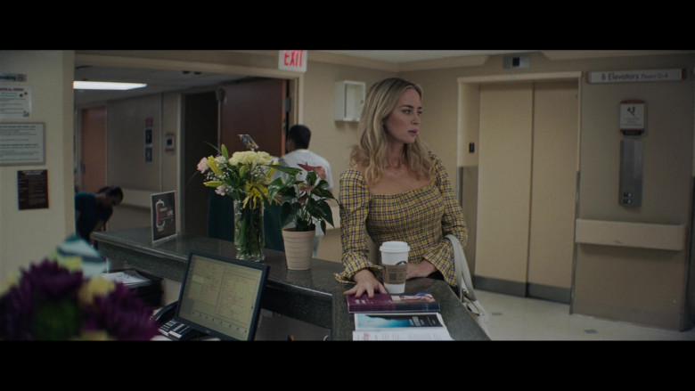 Dell Monitor and Starbucks Cup in Pain Hustlers (2023) - 422118