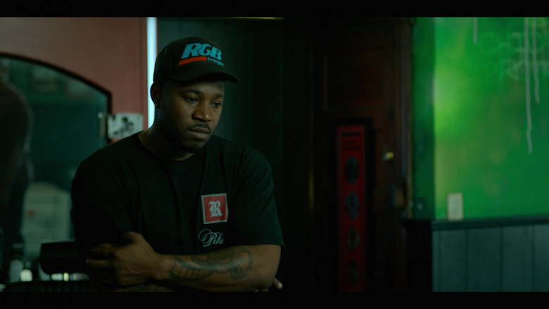 RGB Freight Cap and Rhude T-Shirt in Power Book IV: Force S02E06 "Here There Be Monsters" (2023) - 411725