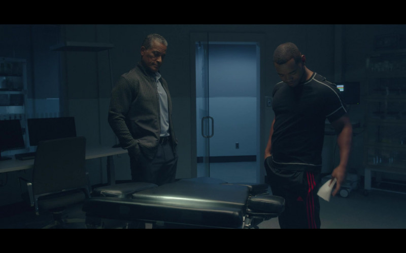 Adidas Track Pants Worn by Joivan Wade as Victor "Vic" Stone / Cyborg in Doom Patrol S04E10 "Tomb Patrol" (2023)